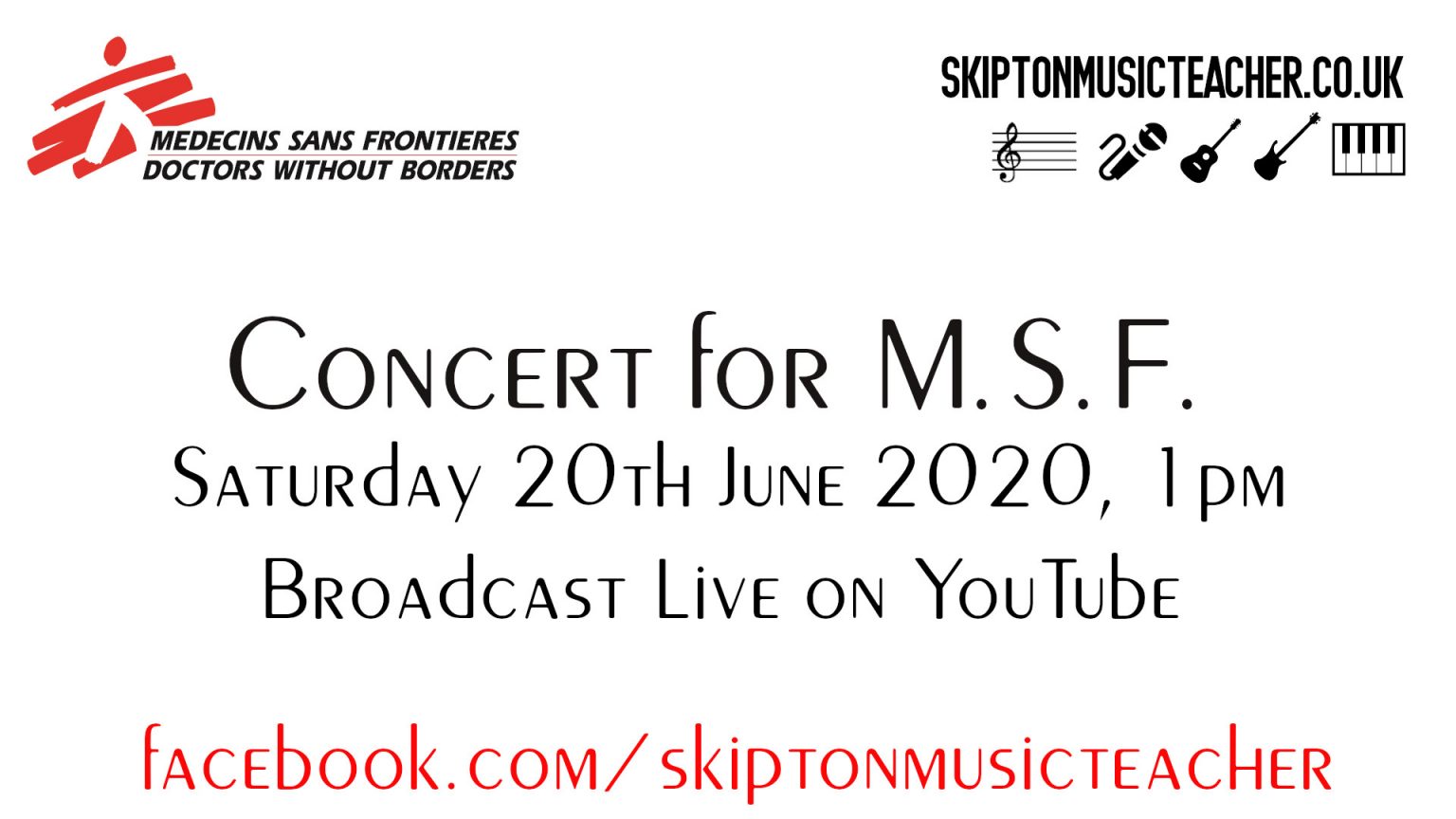 Live Concert For Médecins Sans Frontières Damian Oxborough Skipton Teacher Of Music 0087